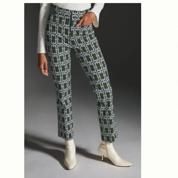 NWT Anthropologie Maeve Essential High-Rise Kick-Flare Pants size 12 - Picture 3 of 17